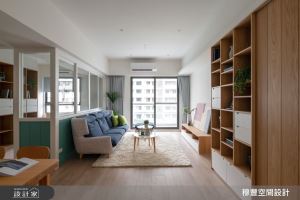 洋溢著漾彩馬卡龍靈感 實現一家四口微甜北歐風私宅_視覺圖