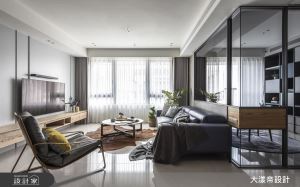 自然光打亮一片淨透亮 烘托現代簡約風私宅設計_視覺圖