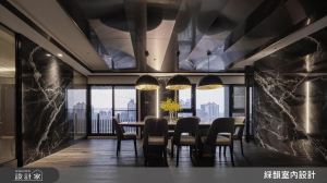 磅礡石材+鏡面+切割線條 交織非凡氣勢的奢華大宅_視覺圖