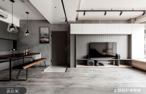 隱藏式美學 X 低彩度配色！打造簡潔舒適工業宅_視覺圖