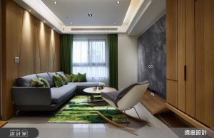 化解樑柱 X 明亮採光的天花設計，打造輕爽無壓的森林系居家_視覺圖