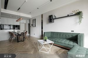 鏡面效果 X 隱藏設計！16 坪也有歐美大宅的豪氣場_視覺圖