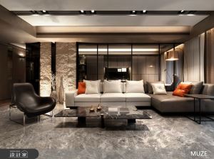 巧用建材與燈光，打造奢華與自然共存的典藏好宅_視覺圖