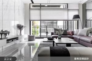 黑灰白 + 莫蘭迪色質感展演，打造現代微甜居家_視覺圖