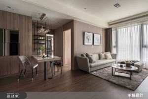 浪漫成就經典！用大地色系描繪41坪溫潤木質現代宅_視覺圖