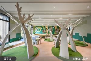 兒童遊戲室有座森林？綠意盎然的繽紛童趣空間_視覺圖