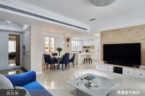 一家四口的微甜日常！注入輕奢氣息的40坪優雅美式宅！_視覺圖