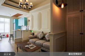 12 坪單身女子宅，鄉村風混搭 Tiffany 藍打造夢幻公主系廚房_視覺圖