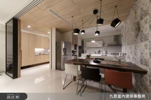 唯美花磚牆、半透明玻璃書房，45 坪現代風親子宅讓爸媽享受個人時光_視覺圖