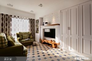 超夢幻美式鄉村宅！復古圓點、跳色花磚讓 30 坪老屋翻新亮麗變身_視覺圖