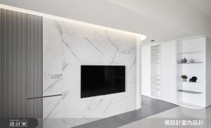 簡約純粹白系宅，隱藏收納讓50坪現代風家居更清爽、俐落！_視覺圖