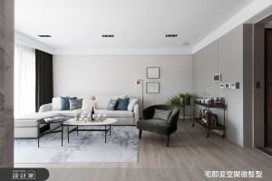 靜謐時尚、優雅光氛，75 坪豪宅輕奢華都會風品味_視覺圖