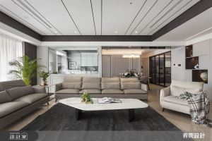 走入時尚境地！用美式風尚、大地色系，打造 86 坪都會豪宅的質感生活_視覺圖