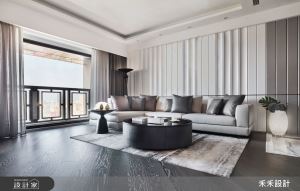 黑、灰、白三色巧用材料展現多重樣貌！40坪現代優雅心居_視覺圖