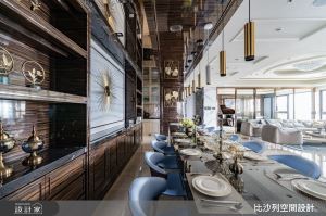 5 米 5 餐桌的新古典豪宅饗宴！英式書房、景觀陽台實現生活場景的不凡夙願_視覺圖