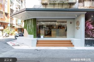 綠意植栽牆、自然木質調，想像得出來的美味健康！舒適愜意的健身便當餐廳空間_視覺圖