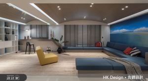 訂製你的渡假感受！在 45 坪熱帶海島都會公寓，找到陽光、沙灘和海洋！_視覺圖