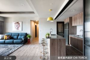 老屋翻新大改造！跳色妝點北歐質感，譜出 38 坪現代簡約宅_視覺圖