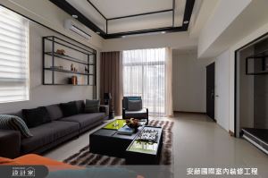 當鮮豔跳色遇上鐵件！框出全家人夢寐以求的百坪現代大宅_視覺圖