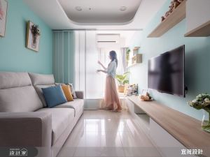 13 坪夢幻北歐風單身宅！中島吧檯、陽光臥榻、小更衣室收服屋主少女心_視覺圖