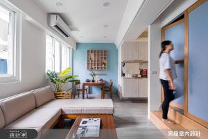 用「顏色」解救單調白牆！挹注日系質感讓 21 坪老屋翻新「唯美輕甜系」居家_視覺圖