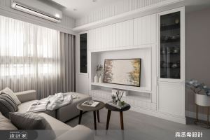 超美大理石 + 白鐵件中島廚房！讓姐妹倆怦然心動的 20 坪新古典小公寓_視覺圖