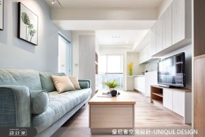 隱藏式床鋪、彈性收納桌解放格局！ 17 坪北歐風中古公寓再多添一廳一衛_視覺圖