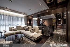 回家就像住在精緻飯店裡！異材質堆疊與美學靈感譜寫舒適沉靜雅居_視覺圖