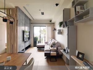 溫度滿分的生活場景！22 坪長型住宅變身現代風陽光屋_視覺圖