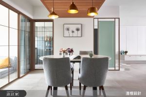 Tiffany 綠混搭玻璃拉門譜出新氣象！老屋翻新以歐美風回歸好感生活_視覺圖