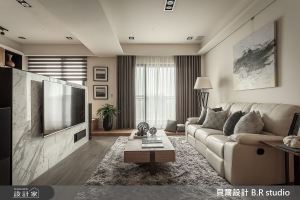 沉浸藝術空間  用木質加白色大理石細膩譜寫 34 坪現代風詩篇_視覺圖