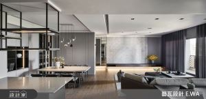 在大房間一夜好眠、私人酒吧小酌放鬆！90 坪現代風輕豪宅裡的五星美好人生_視覺圖