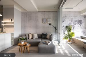 16 坪新婚宅裝潢預算最大化！洞洞板玄關、無印風臥室營造空氣感新居_視覺圖