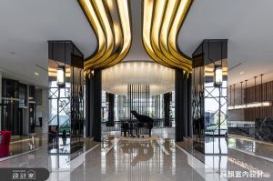 幾何設計串連鐵件、灰鏡與鍍鈦！超譯現代美學下的科技輕豪宅_視覺圖