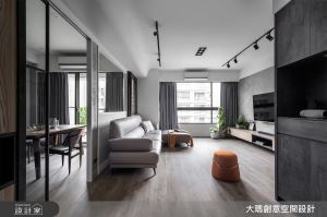 多層次格局、黑白灰色調！簡約洗鍊的居家饗宴_視覺圖