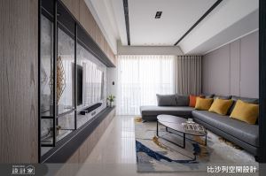 把海量收納藏在電視牆裡！突破坪數限制，體驗微奢小豪宅裡的精品生活_視覺圖