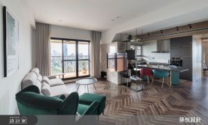 突兀大樑下誕生時髦電視牆！多功能用途成就零缺點復古現代宅_視覺圖