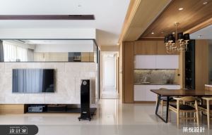 溫潤木質X玻璃屋書房X滿點收納 揉合東方人文與現代簡約私宅_視覺圖