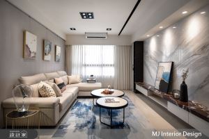 玄關設計神救援！破解大樑又兼顧風水，翻轉 30 坪現代風實品屋的原始命運_視覺圖