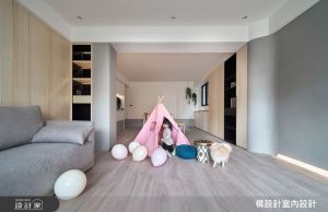 極致收納設計！40 坪老屋翻新變現代風幸福宅，看萌娃與毛孩在家奔跑_視覺圖