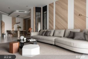 42 坪現代風的大器、北歐風的清新！白大理石紋與木質優雅調和，開啟一家四口的美好新生活_視覺圖