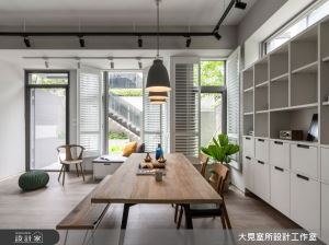 三面綠意環繞！以低度的簡約設計，打造療癒北歐風透天厝_視覺圖