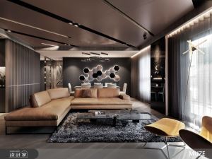 陽台坐享高樓視野、浴室飽覽河岸夜景！高質感現代風豪宅內外兼備_視覺圖