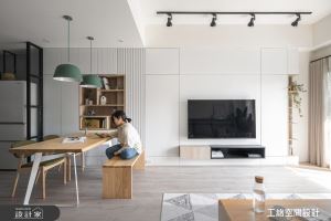 日式收納哲學加入輕北歐設計！井然有序 20 坪居宅滿足屋主整理嗜好_視覺圖