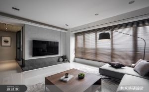 旅店風臥房X現代風客廳　觀雲引光的高樓層質感生活_視覺圖