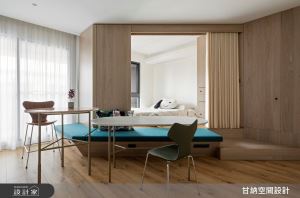 斜槓青年的 12 坪簡約生活！用移動式家具敘寫單身宅的日常作息_視覺圖