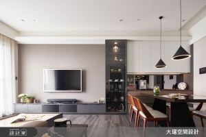 開放大空間X風格展示收納櫃 創造滿滿機能且充滿人文現代風私宅_視覺圖