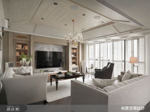 優雅白X木屋頂X經典家具！重現大師級美式風度假大宅_視覺圖