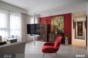 簡約設計讓古董家具當主角！23 坪混搭風把屋主的國外豪邸生活搬回台灣_視覺圖