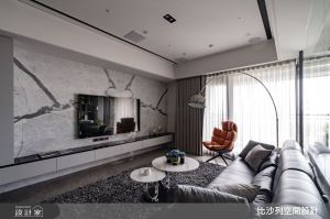 玻璃隔間讓公領域完美延展！在 60 坪混搭宅裡靜想退休後的悠哉_視覺圖